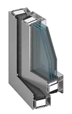 Okna aluminiowe Aluprof MB-104