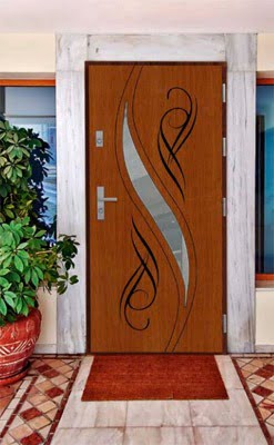 Drzwi zewnętrzne drewniane Agmar